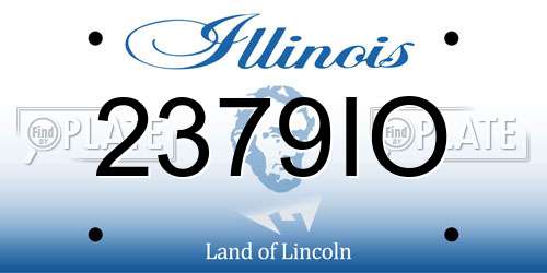 2379IO Illinois License Plate