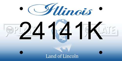 24141K Illinois License Plate