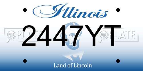 2447YT Illinois License Plate