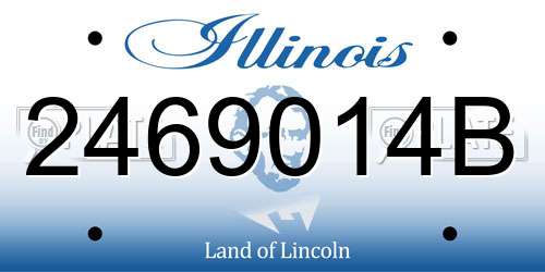 2469014B Illinois License Plate