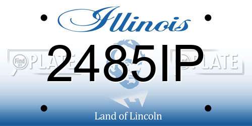 2485IP Illinois License Plate