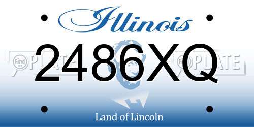 2486XQ Illinois License Plate