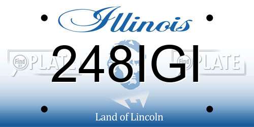 248IGI Illinois License Plate