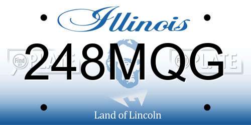 248MQG Illinois License Plate