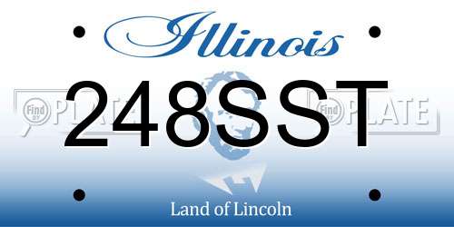 248SST Illinois License Plate