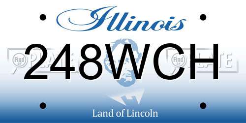 248WCH Illinois License Plate