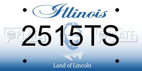 2515TS Illinois License Plate