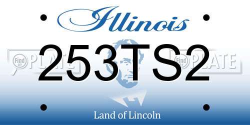 253TS2 Illinois License Plate