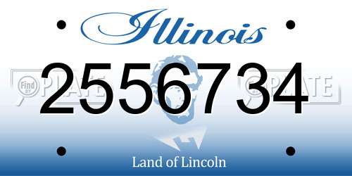 2556734 Illinois License Plate