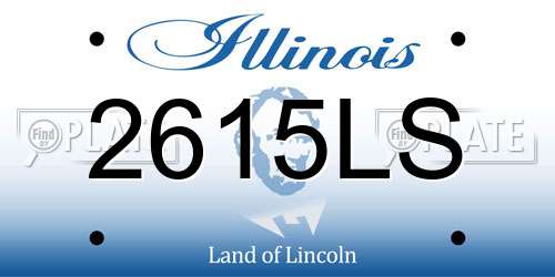 2615LS Illinois License Plate