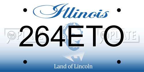 264ETO Illinois License Plate