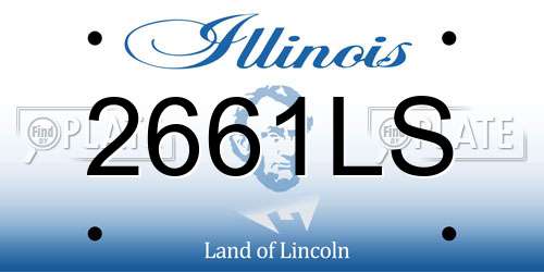 2661LS Illinois License Plate