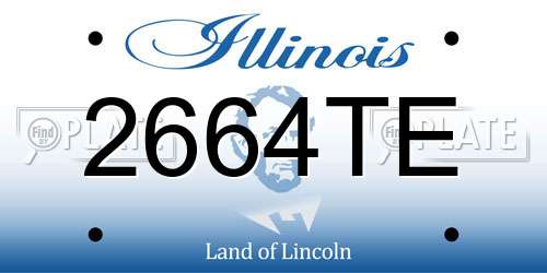 2664TE Illinois License Plate