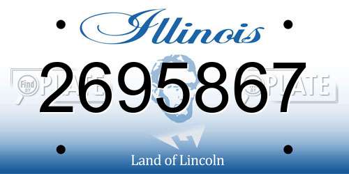 2695867 Illinois License Plate