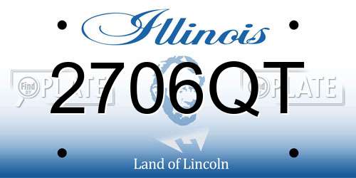 2706QT Illinois License Plate
