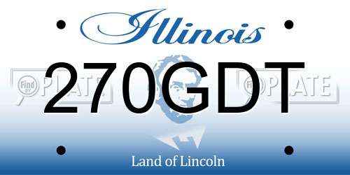 270GDT Illinois License Plate