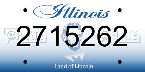 2715262 Illinois License Plate
