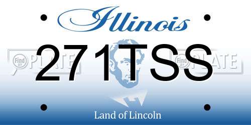 271TSS Illinois License Plate