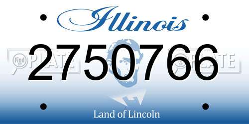 2750766 Illinois License Plate