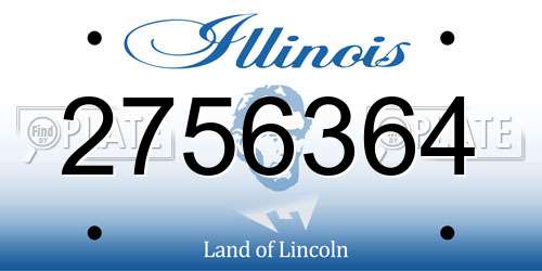 2756364 Illinois License Plate