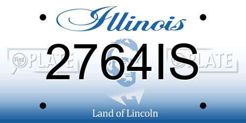 2764IS Illinois License Plate