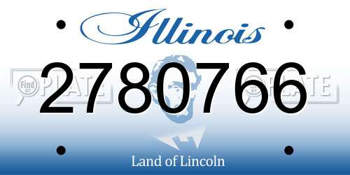 2780766 Illinois License Plate