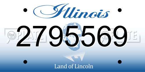 2795569 Illinois License Plate