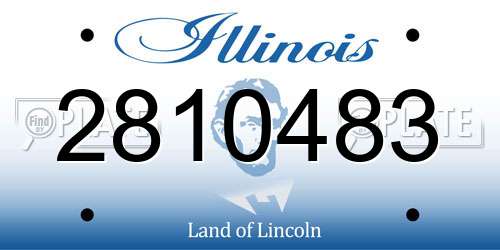 2810483 Illinois License Plate