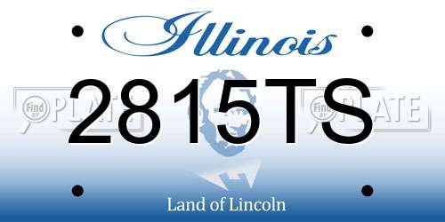 2815TS Illinois License Plate