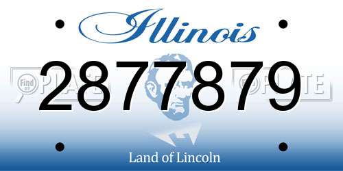 2877879 Illinois License Plate