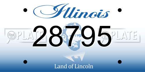 28795 Illinois License Plate