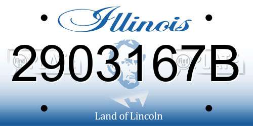2903167B Illinois License Plate