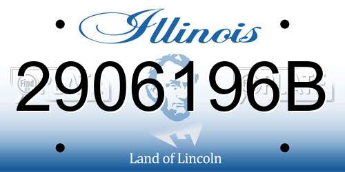 2906196B Illinois License Plate