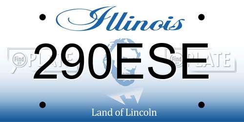 290ESE Illinois License Plate