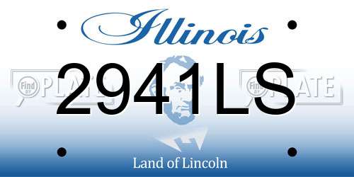 2941LS Illinois License Plate