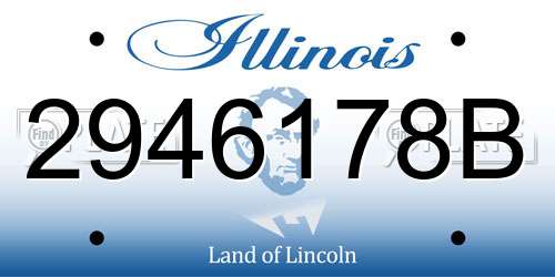 2946178B Illinois License Plate