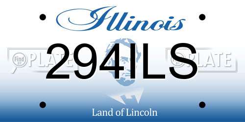 294ILS Illinois License Plate