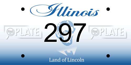 297 Illinois License Plate