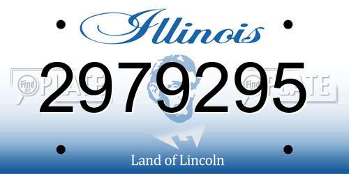 2979295 Illinois License Plate