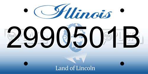 2990501B Illinois License Plate