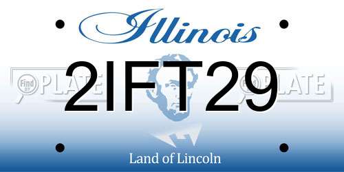 2IFT29 Illinois License Plate