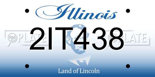 2IT438 Illinois License Plate