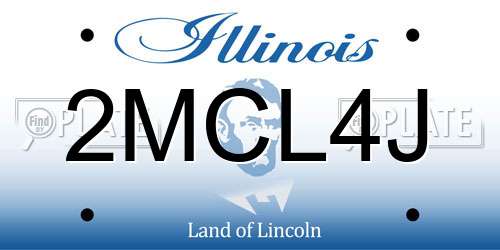 2MCL4J Illinois License Plate
