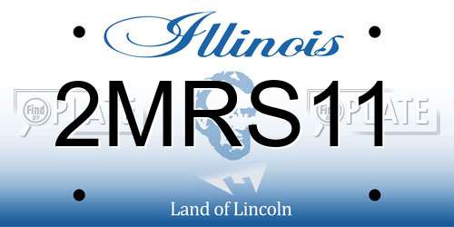 2MRS11 Illinois License Plate