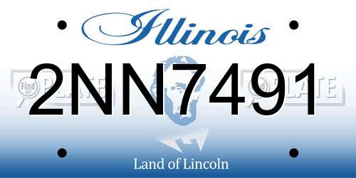 2NN7491 Illinois License Plate