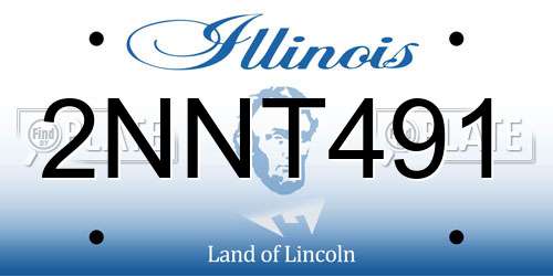 2NNT491 Illinois License Plate