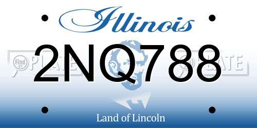 2NQ788 Illinois License Plate