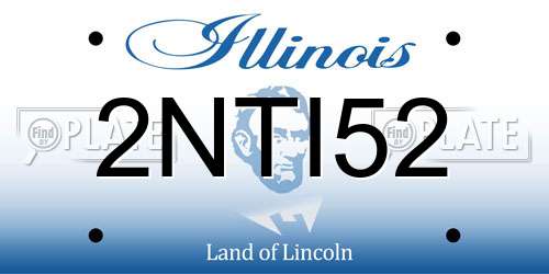 2NTI52 Illinois License Plate