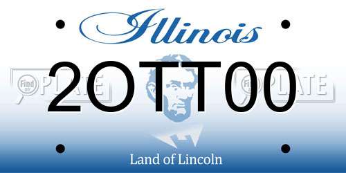 2OTT00 Illinois License Plate