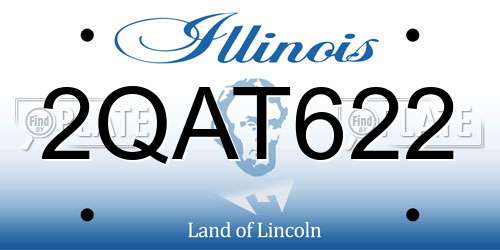 2QAT622 Illinois License Plate